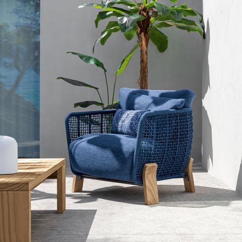 Argo Wood Outdoor Decorative Cushion