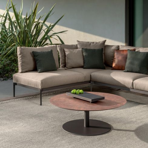 Leaf Icon Outdoor 2 Seater Modular Sofa With Left Corner