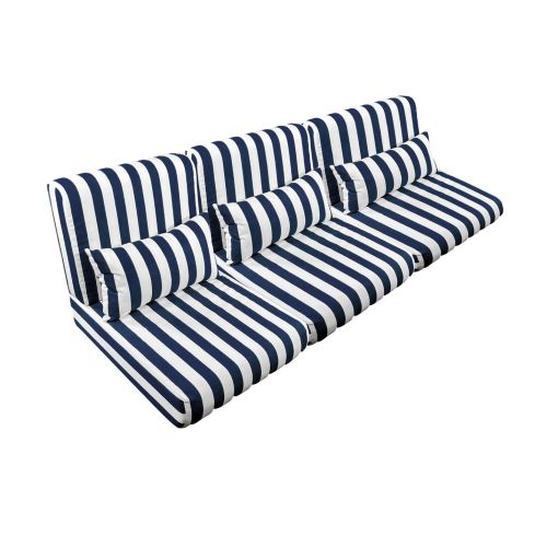 Scroll Outdoor 3 Seater Sofa Cushion Set