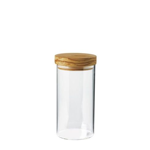 Olivewood Borosilicate Glass Jar