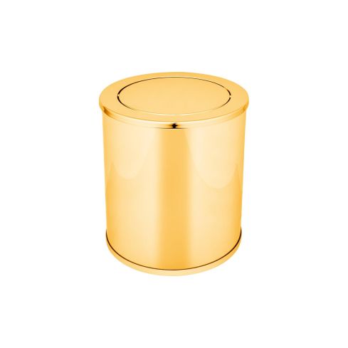 Cylinder Freestanding Waste Bin With Swivel Lid