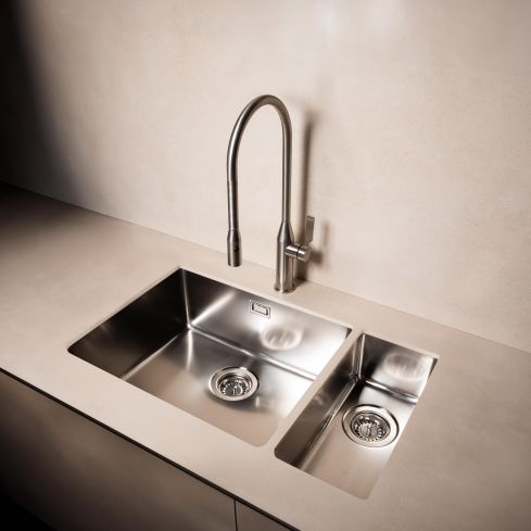 IX304 Inset Or Undermount 1.5 Bowl Kitchen Sink