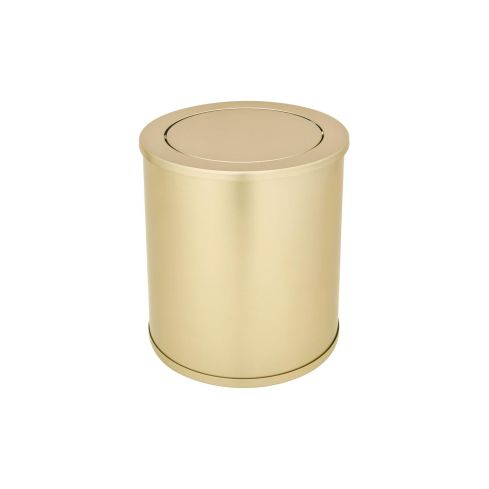 Cylinder Freestanding Waste Bin With Swivel Lid