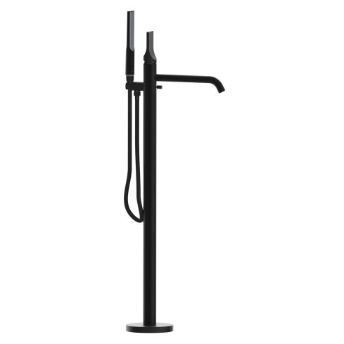 Apice Floor Mounted Bath Mixer With Hand Shower