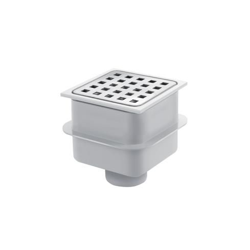 ABS Drain With 304 Grating and Vertical Outlet