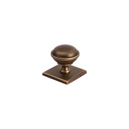 Queslett Handle Knob With Square Back Plate