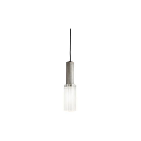 Flume 80 Indoor Pendant Light (IP44) Frosted Reeded Glass