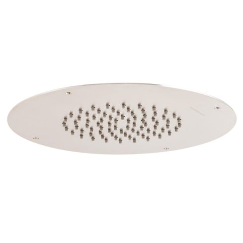 Options Round Recessed Shower Head Brushed Nickel