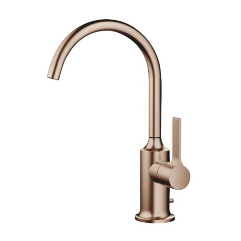 Vaia Deck Mounted Mono Basin Mixer With Pop-up Waste