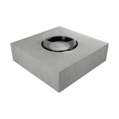 Outdoor Square Fire Pit Table With Round 20 Kit