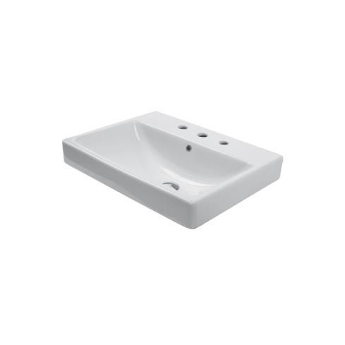 Corsair Semi-Inset Wash Basin 3 Tap Holes With Overflow