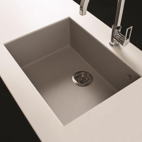 Quadra Undermounted Single Bowl Sink Granitek