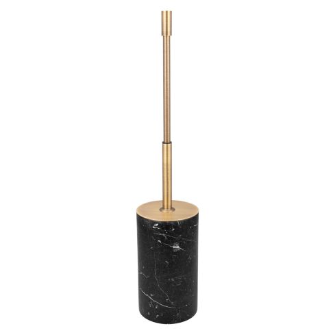 Nero Marquina Freestanding Toilet Brush And Holder