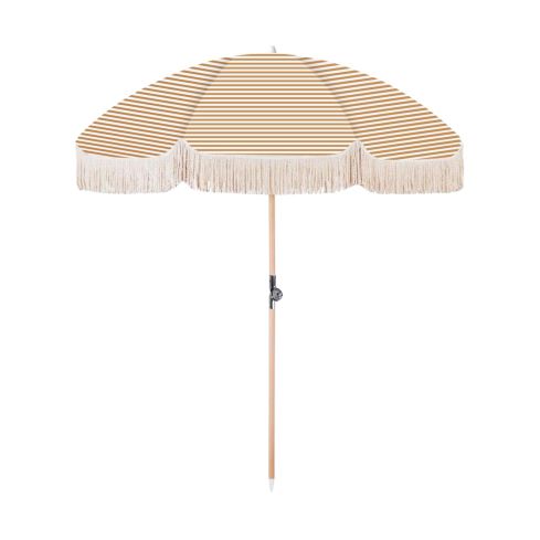 Boho Beach Outdoor Centre Pole Umbrella