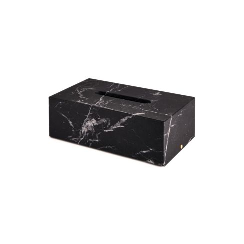 Nero Marquina Countertop Tissue Box Cover