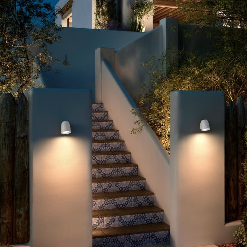 Outdoor Wall Light With Push Button
