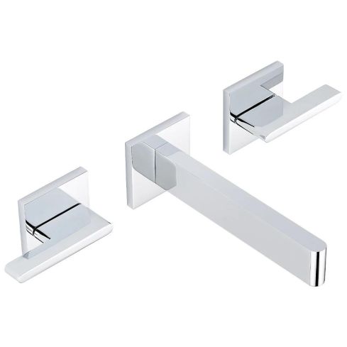 Icon-X Metal Trim Part For Wall Mounted Basin Mixer With Lever Handles