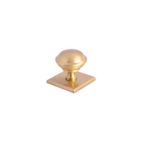 Queslett Handle Knob With Square Back Plate