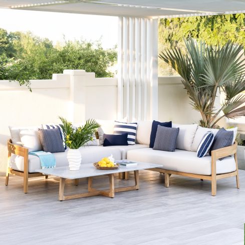 Beach House Outdoor Rectangular Coffee Table