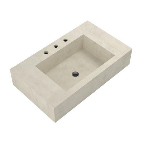 Tignes Wall Mounted Or Countertop Wash Basin Central Bowl