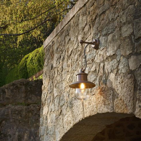 Guinguette Outdoor Wall Light With Shade