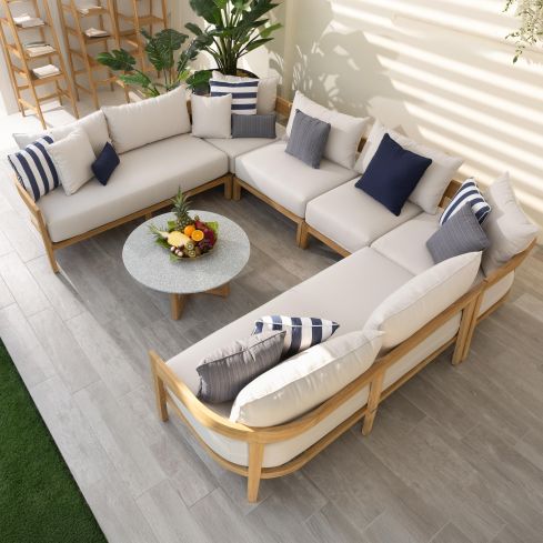 Beach House Outdoor Corner Modular 1 Seater Sofa