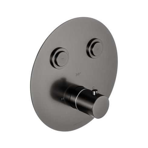 Toko Round 2 Outlet Thermostatic Shower Mixer