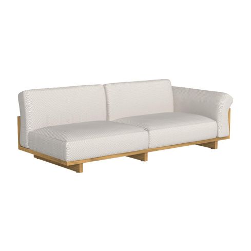 Argo Wood Icon Outdoor Left Modular Sofa