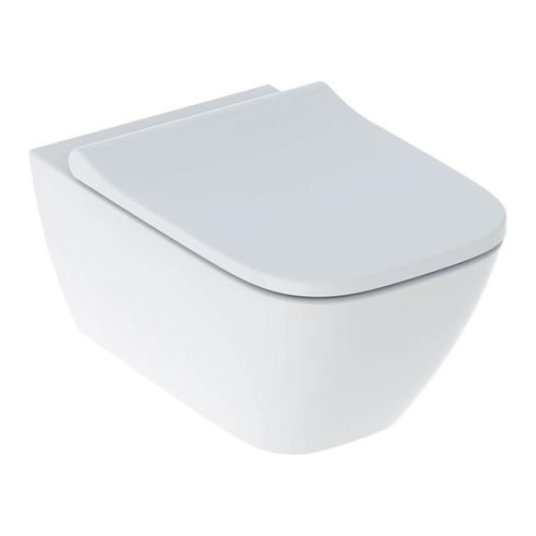 Smyle Square Wall Mounted Rimless Wc And Seat