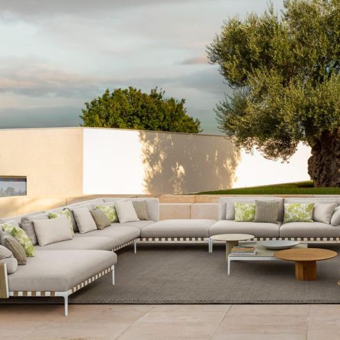 Salinas Icon Outdoor Modular Sofa With Right Corner