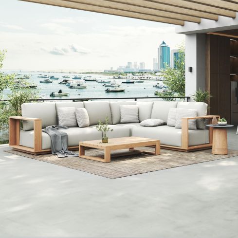 Penthouse Outdoor Left Modular 2 Seater Sofa