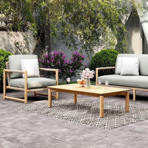 Outdoor Rectangular Coffee Table