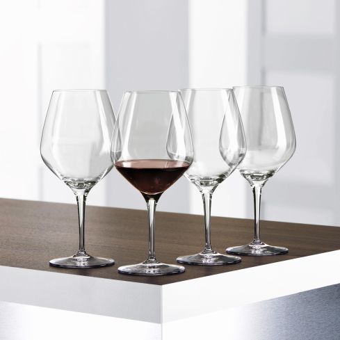 Authentis Burgundy Glass Set 4 Pieces