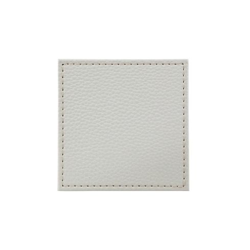 PFG Natural Faux Leather Coaster