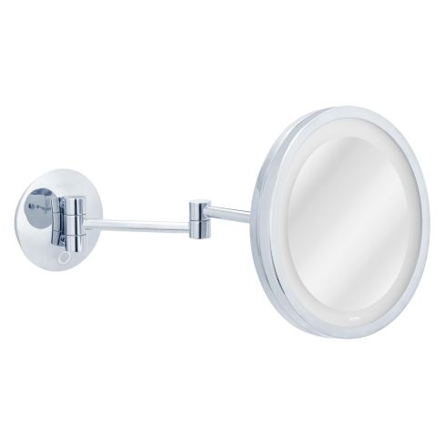 LED Saturn Wall Mounted Double Arm Mirror Dual Light