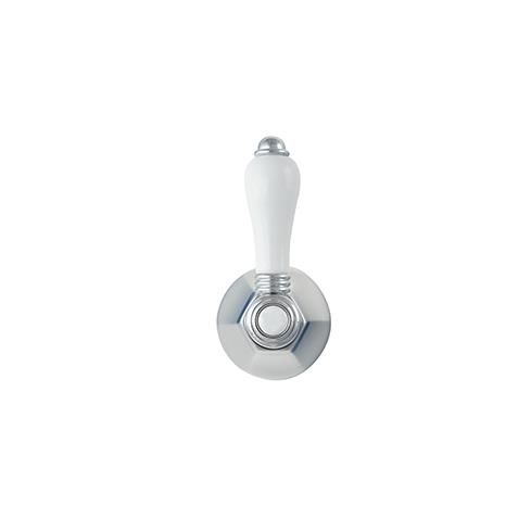 Mingus Concealed Stop Valve With White Ceramic Handle