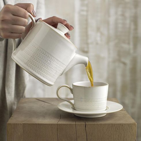 صحن فنجان شاي / قهوة من تشكيلة ناتشورال كانافاز