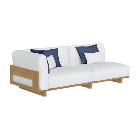 Argo Wood Icon Outdoor Sofa Right Corner Modular