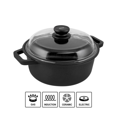 Blackplus Sauce Pot With Lid Dia 240 MM
