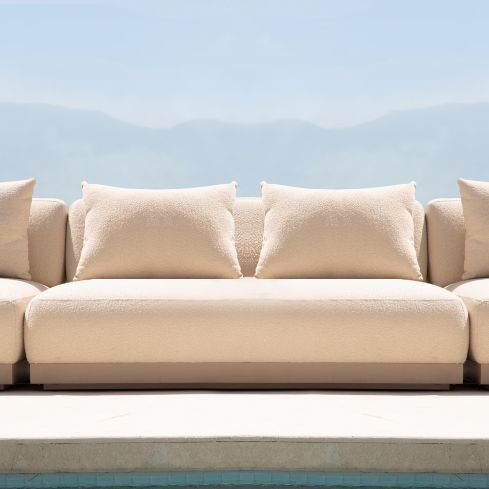 Amalfi Outdoor Armless 2 Seater Modular Sofa