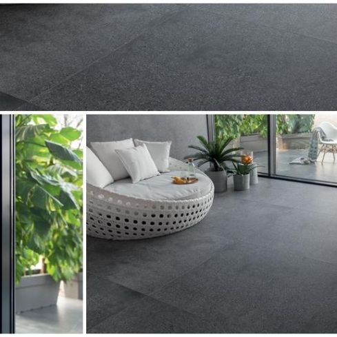 Terrazzo Grand Grey 6 mm Tile
