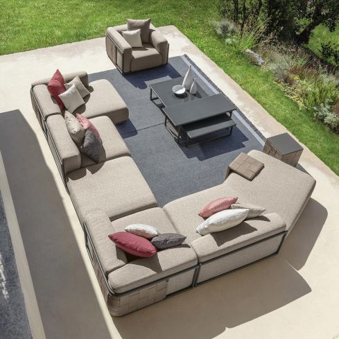 Tresse Icon Outdoor Right Oblique Sofa