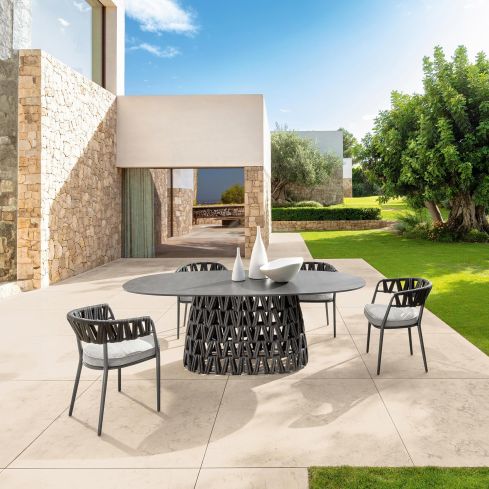 Swipe Outdoor Dining Table