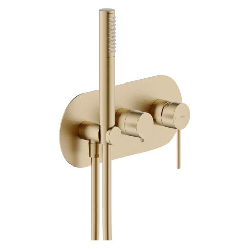 Velis Trim Part For Concealed Shower Mixer With Hand Shower And Diverter
