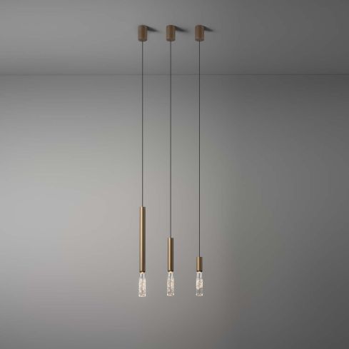 Beam Stick Glass H.400 Indoor Pendant Light