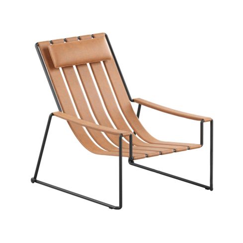 Strappy Outdoor Lounge Chair