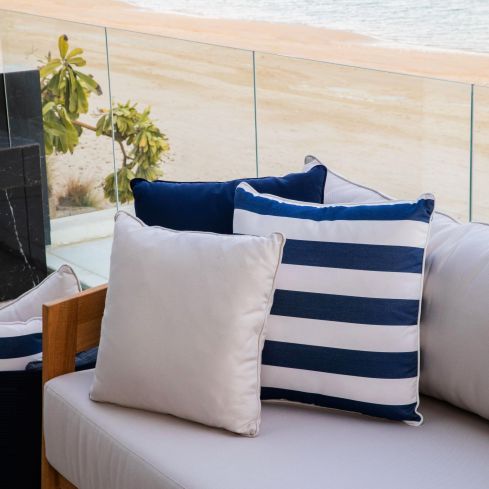 Beach House Outdoor Decorative Cushion