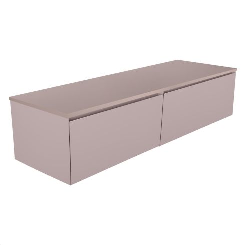 Cubik Wall Mounted One Pull Out Drawer Storage Unit With Countertop