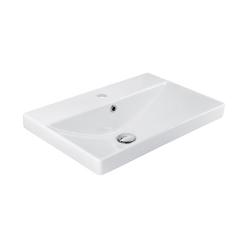 Zephyr Integrated Back To Wall 1 Hole Wash Basin