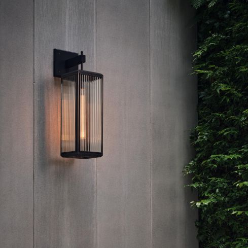 Lilac Lantern Tall Outdoor Wall Light